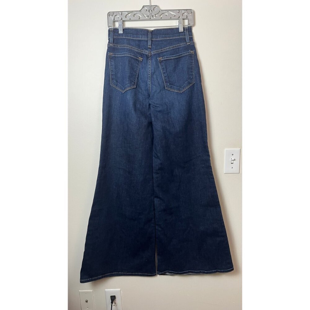 FRAME MERIBEL WIDE LEG FLARE SLIM FIT JEANS 26 - Picture 6 of 11